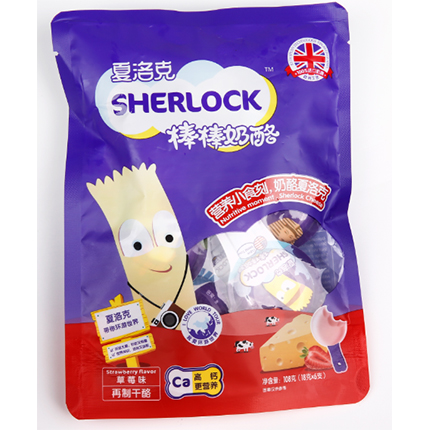 夏洛克兒童棒棒奶酪108g（草莓味）