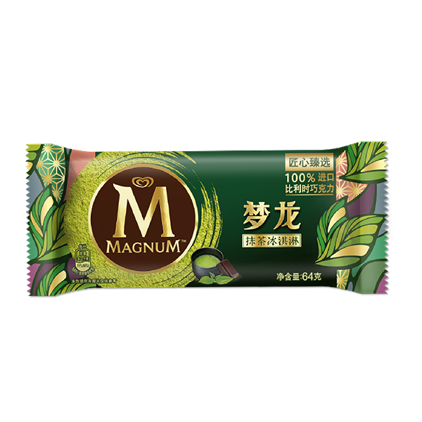夢(mèng)龍抹茶口味冰淇淋64g