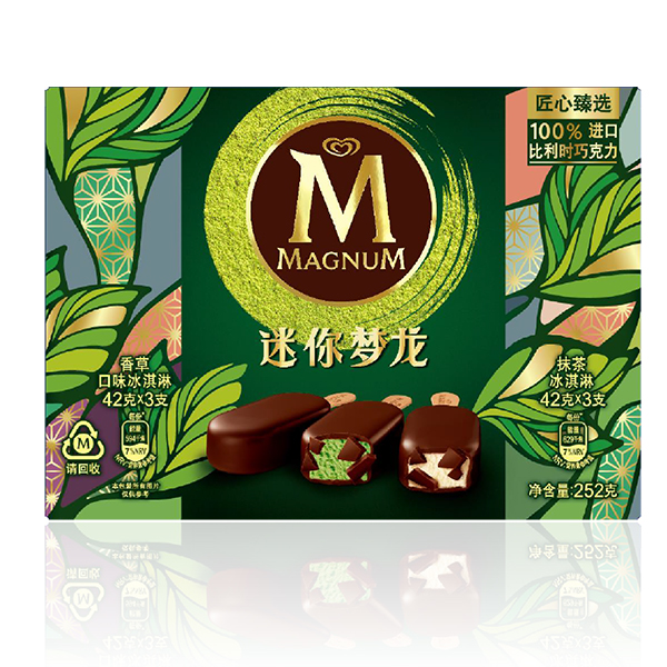 迷你夢龍抹茶口味252g