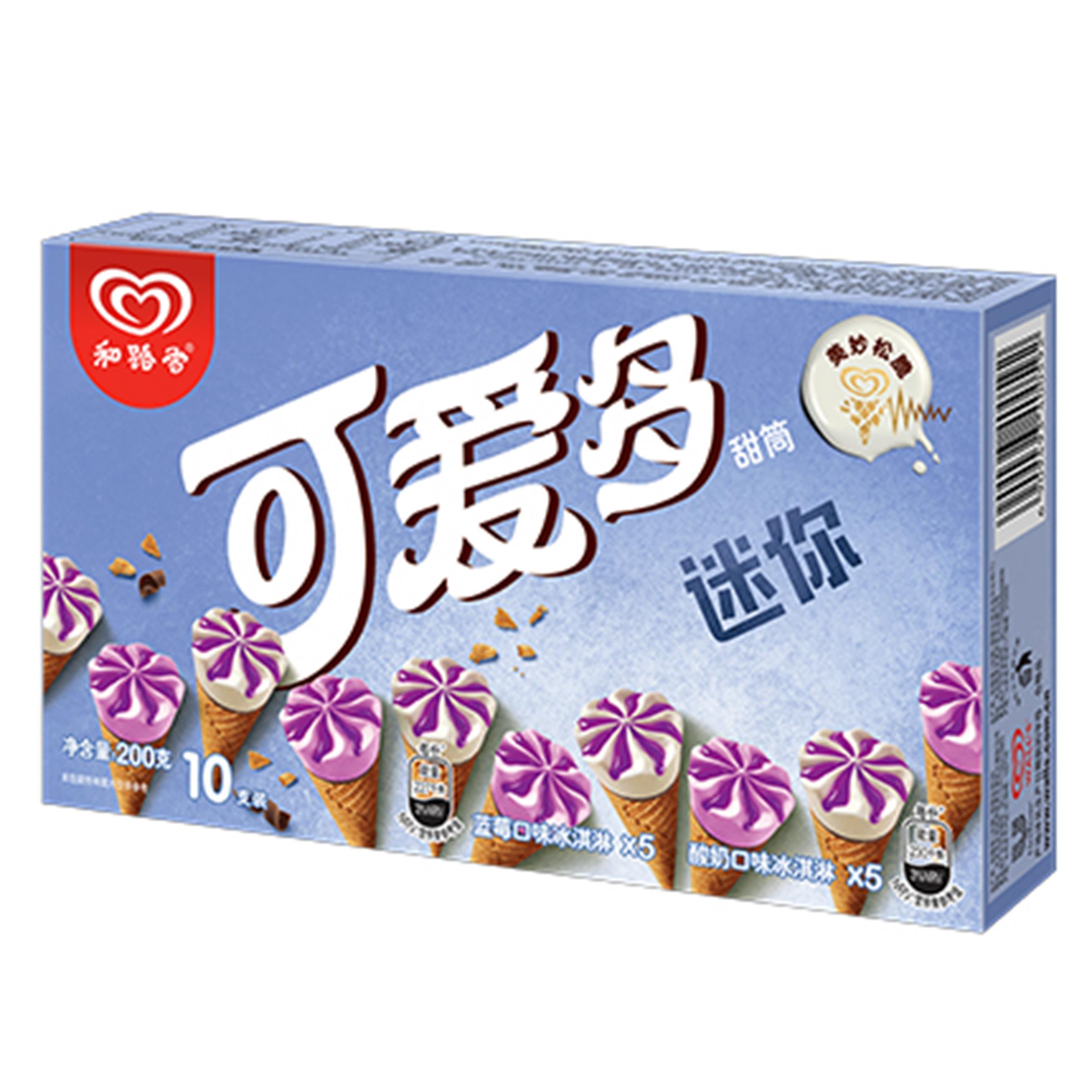 迷你可愛(ài)多藍(lán)莓酸奶200g