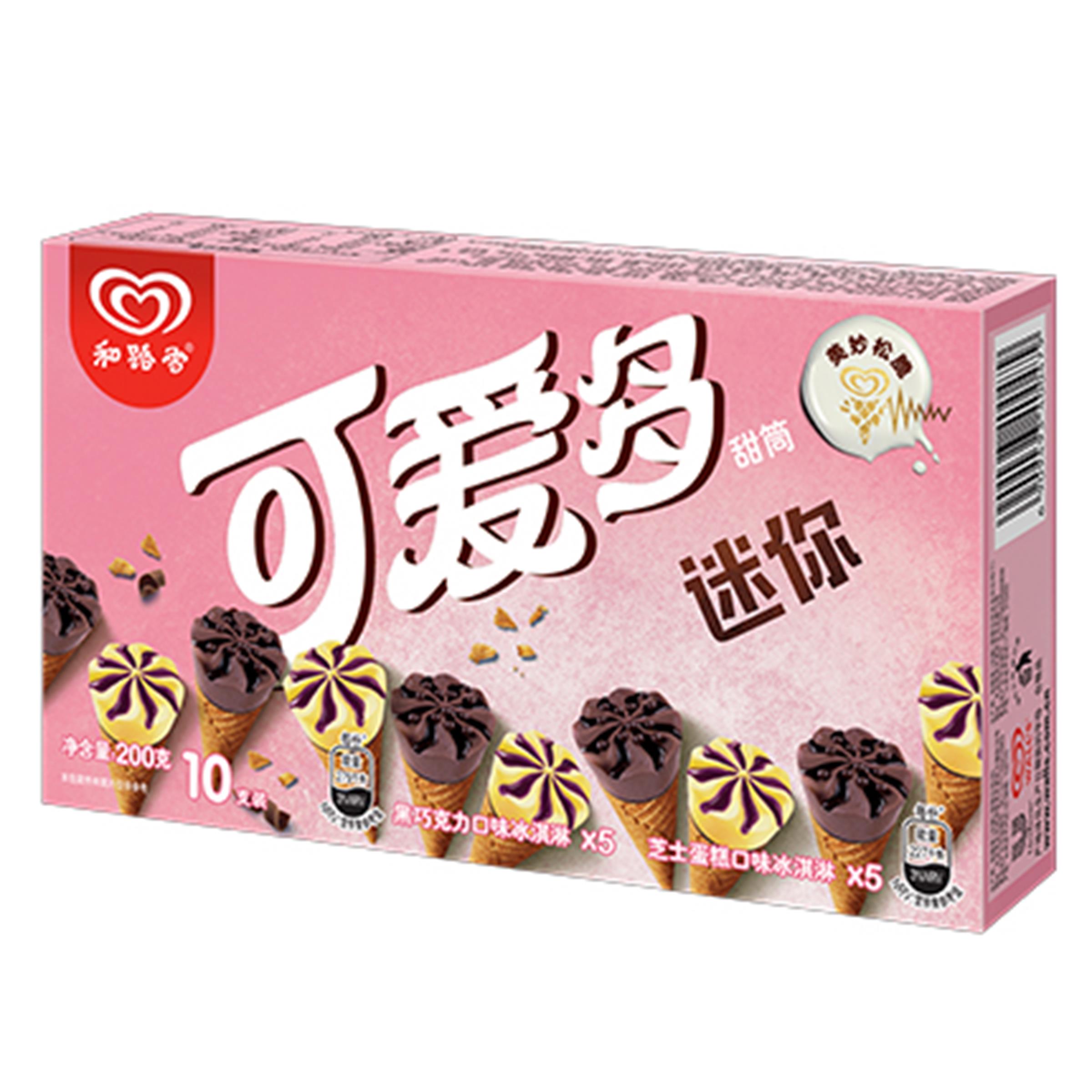 迷你可愛(ài)多牛奶香芋200g