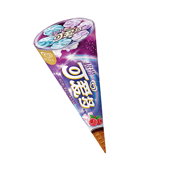 可愛多超級棉花糖紅覆盆子單支85g