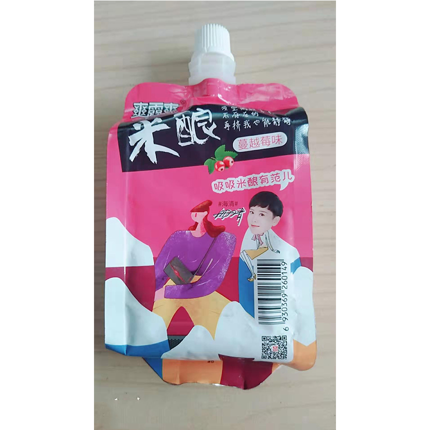 爽露爽大吸吸米釀蔓越莓味258ml