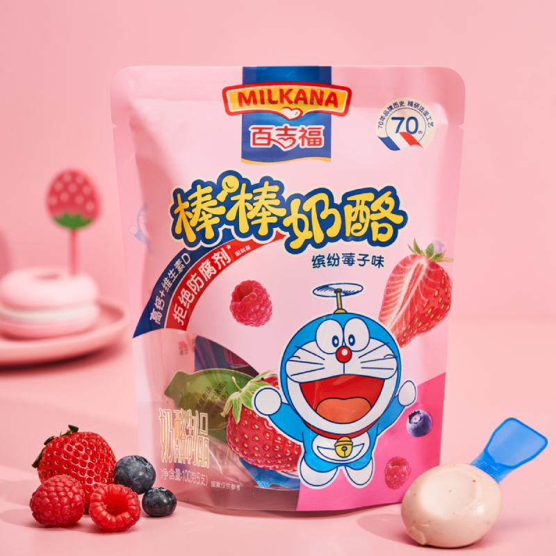 百吉福棒棒繽紛莓子味100g