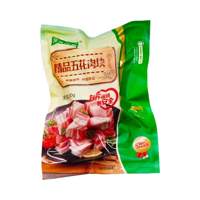 龍大精品五花肉塊500g